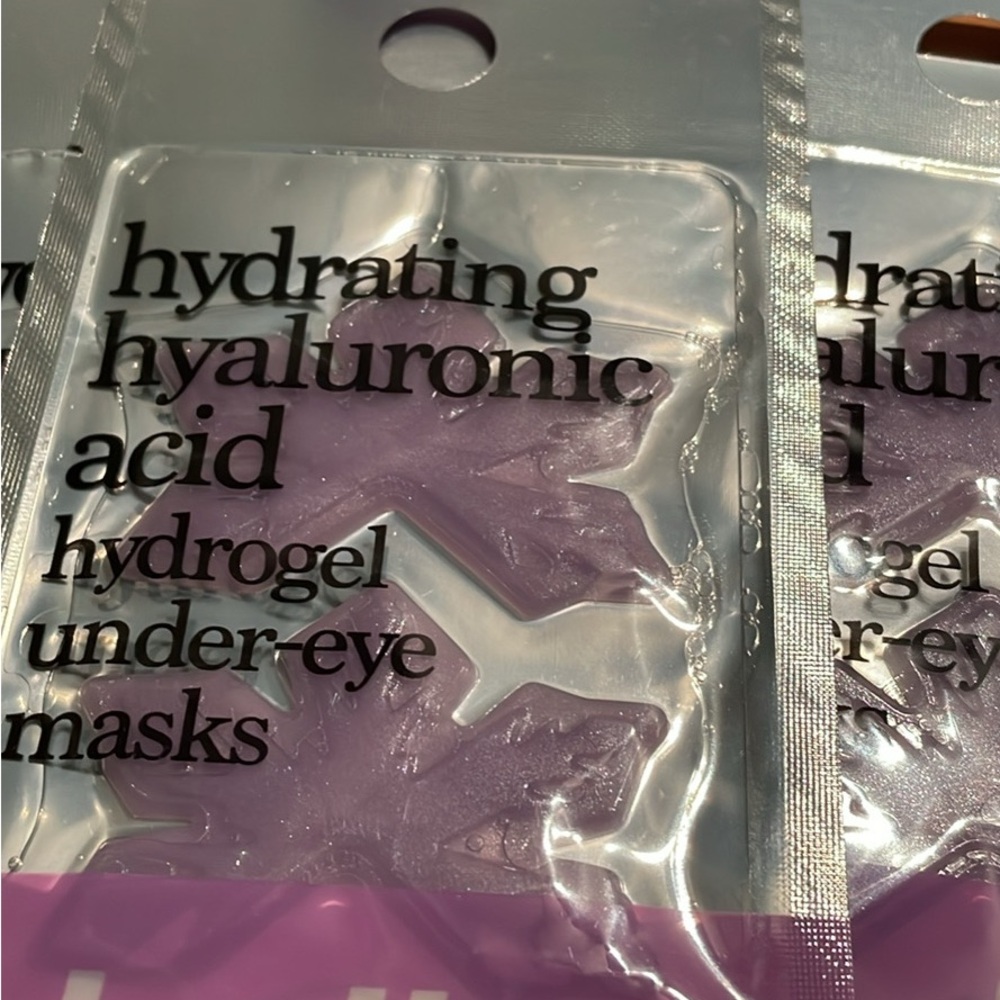 Soothing Hyaluronic Acid Hydrogel Under-Eye Masks - Purple